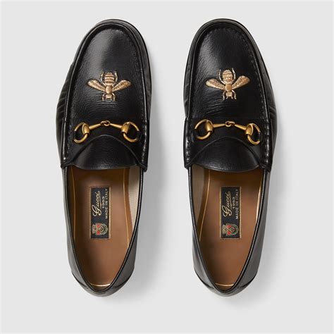 gucci loafers men bee|Gucci bee loafers women.